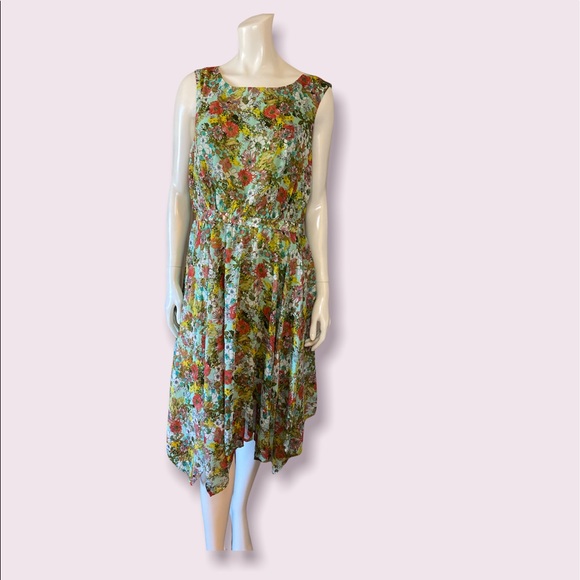 Emma and Michele floral print dress size 14 - Picture 1 of 7